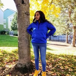 Nike Dri-fit blue jacket